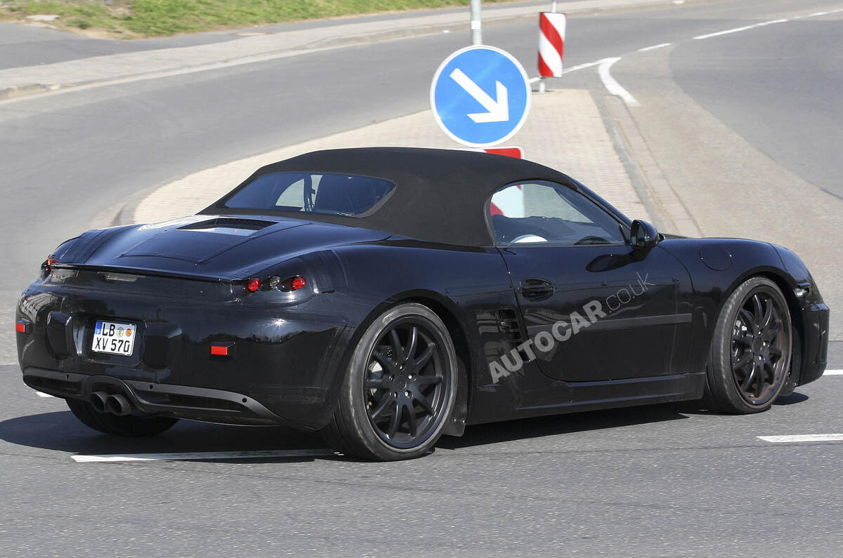 New Porsche Boxster: latest pics