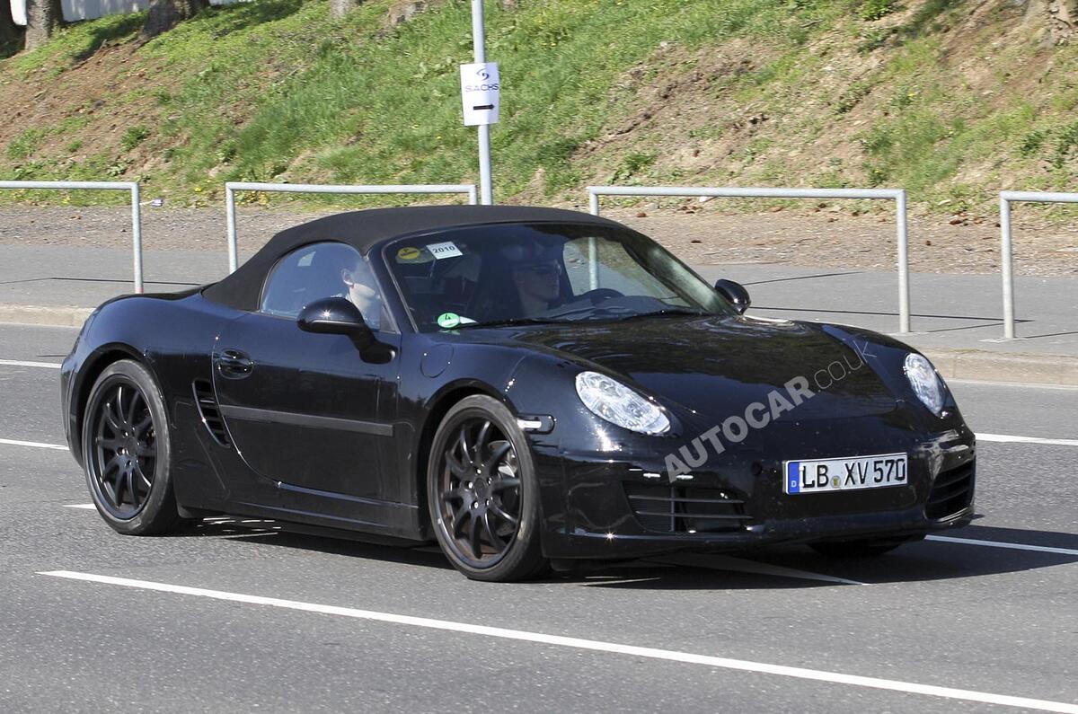 New Porsche Boxster: latest pics