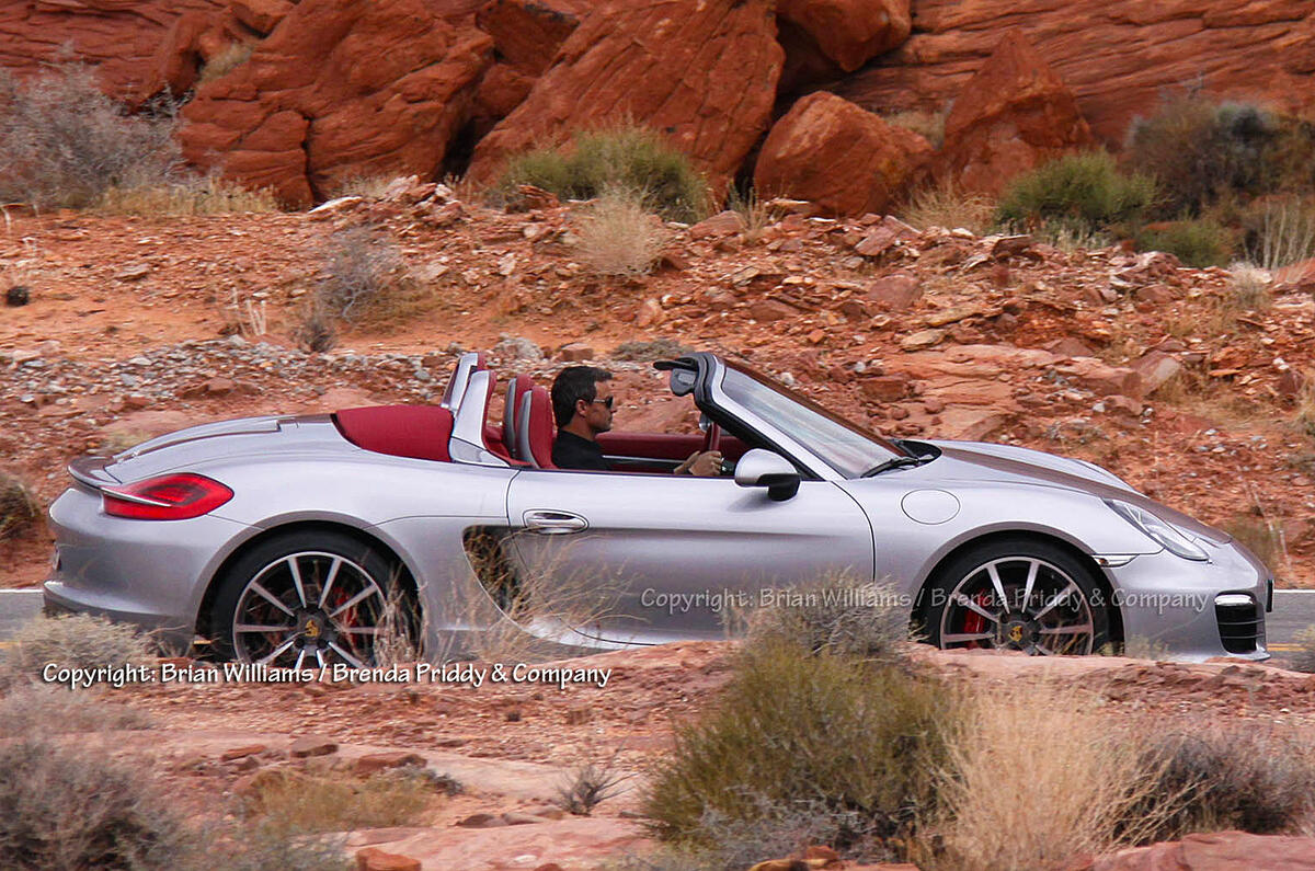 New Boxster caught undisguised New Boxster caught undisguised