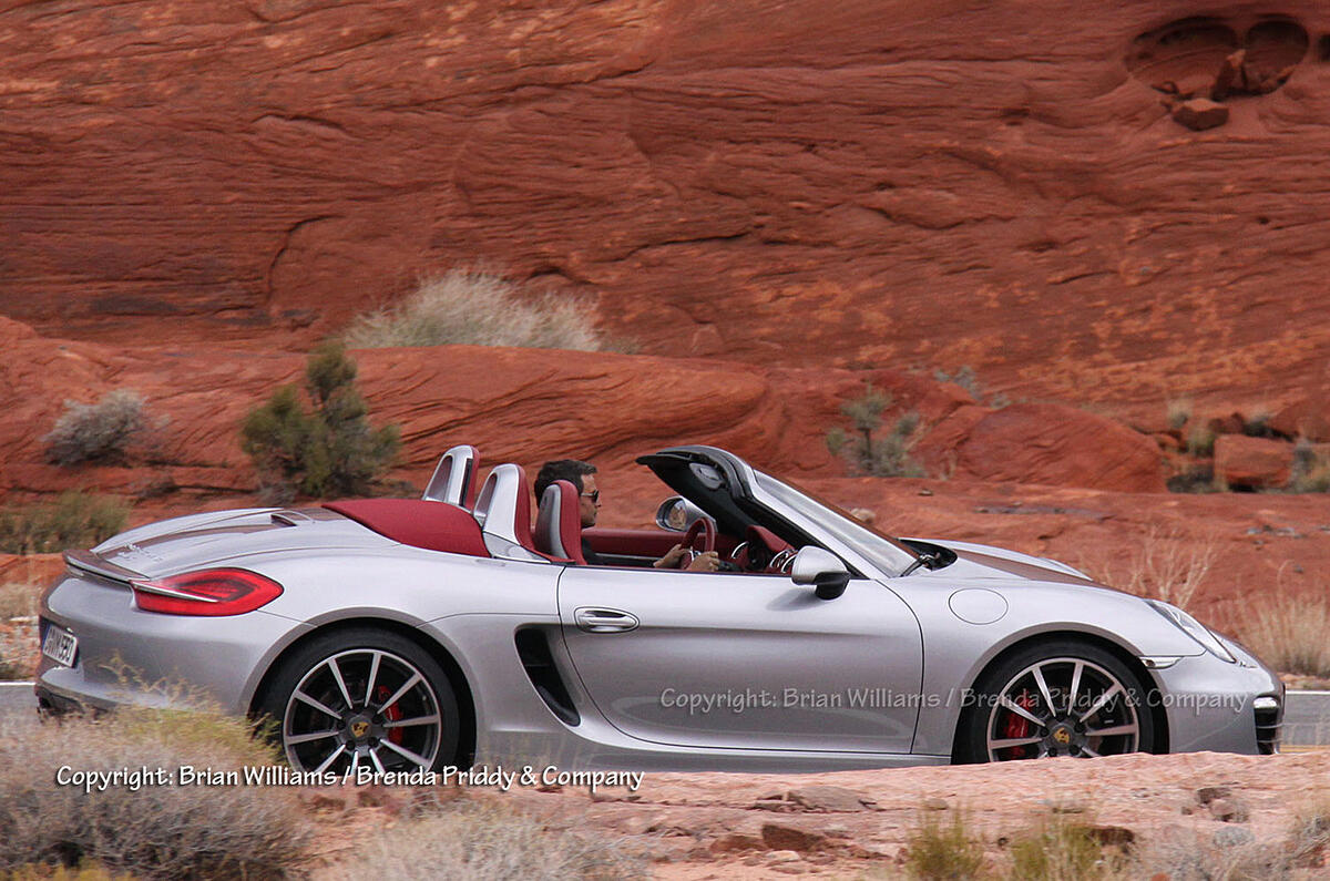 New Boxster caught undisguised New Boxster caught undisguised