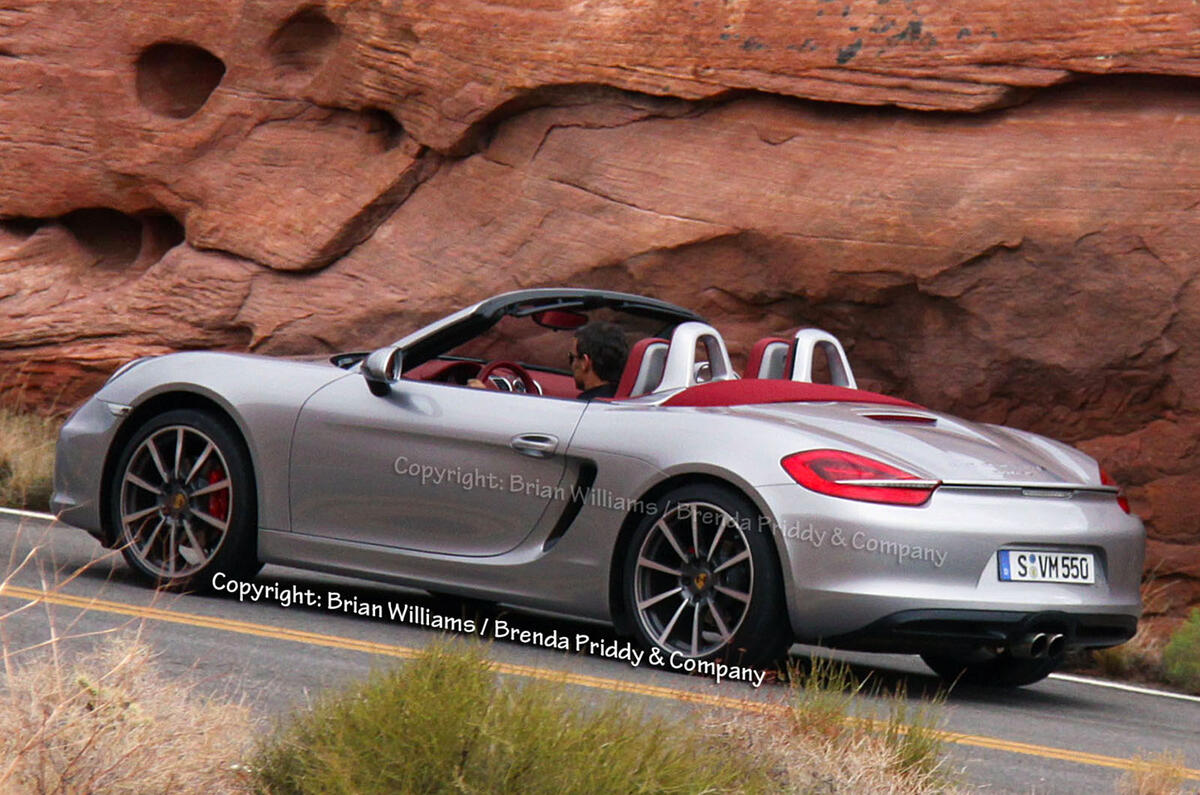 New Boxster caught undisguised New Boxster caught undisguised