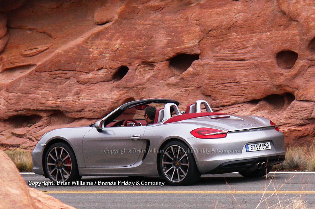 New Boxster caught undisguised New Boxster caught undisguised