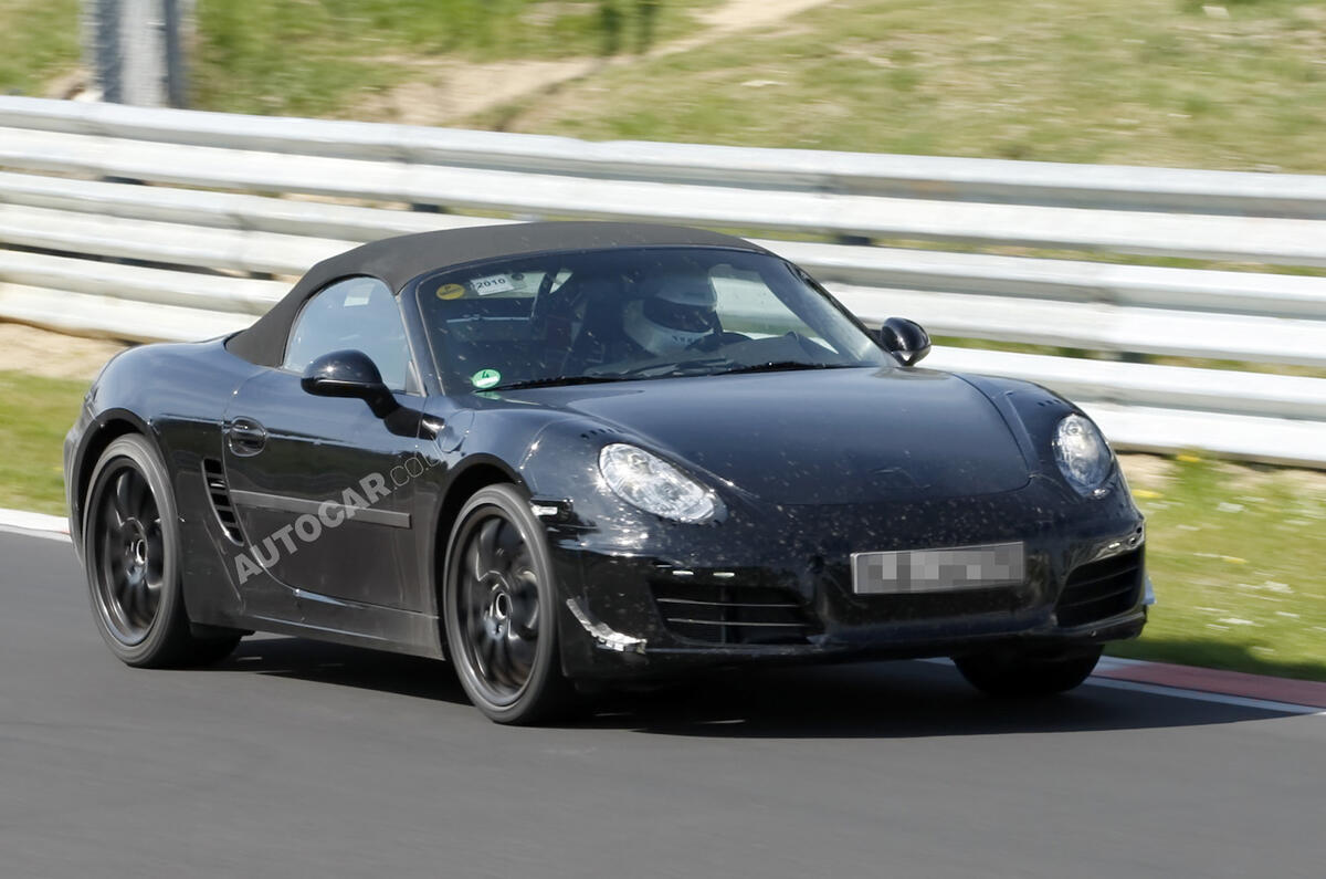 New Porsche Boxster spy shots