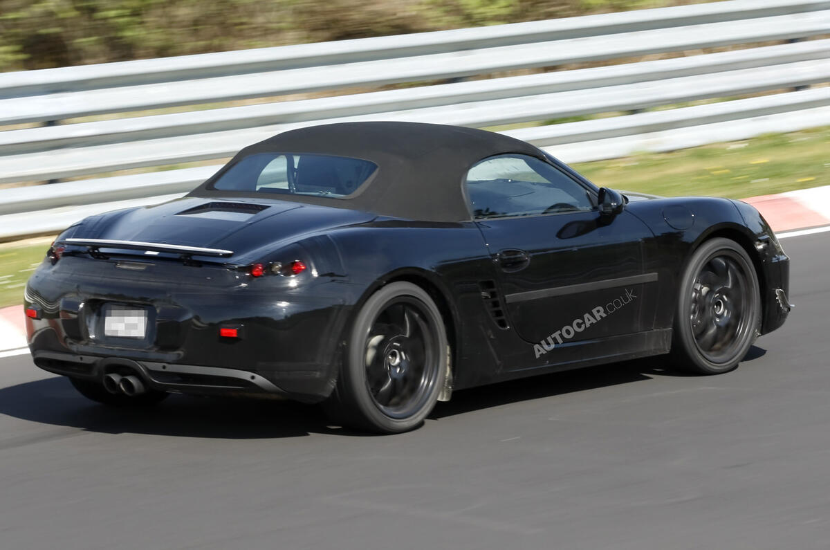 New Porsche Boxster spy shots