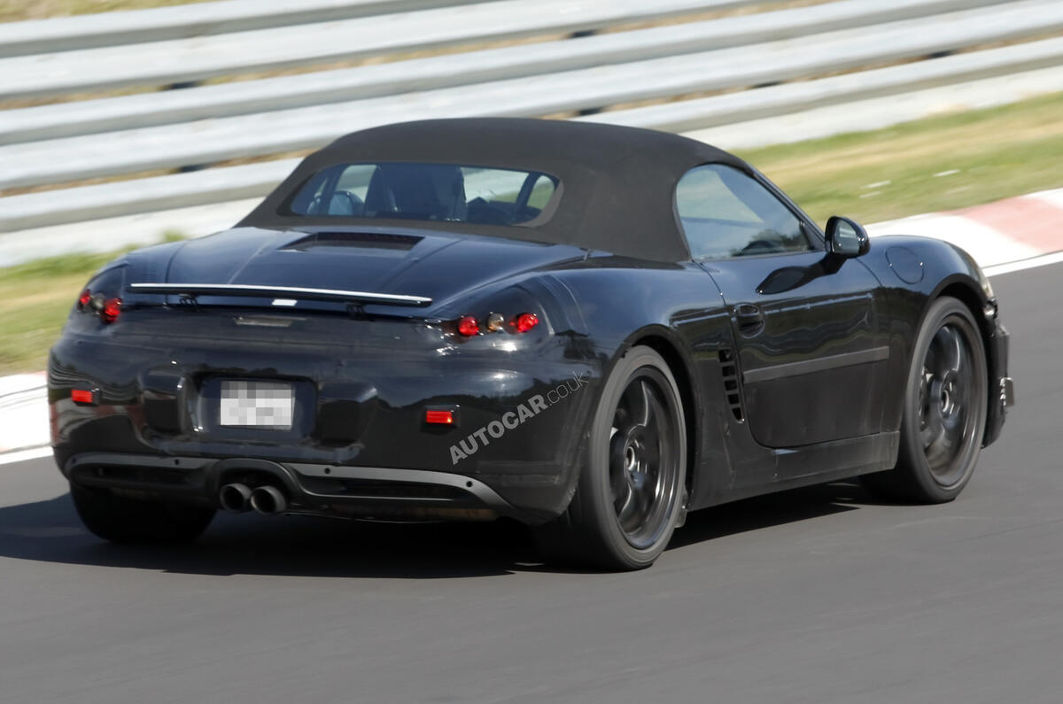 New Porsche Boxster spy shots