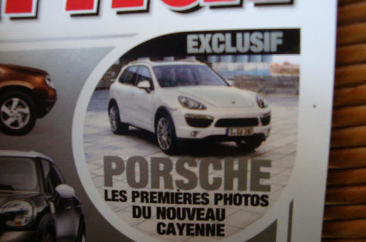 no title Porsche Cayenne images leak out