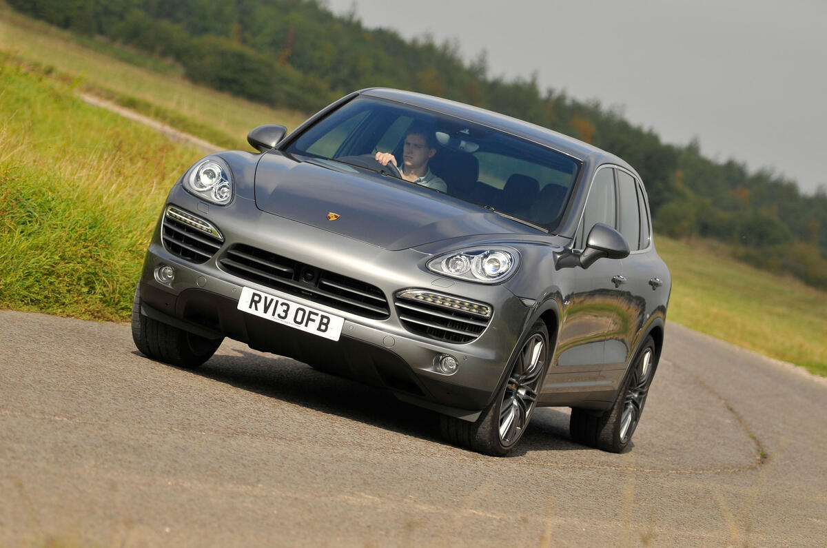 Porsche Cayenne cornering