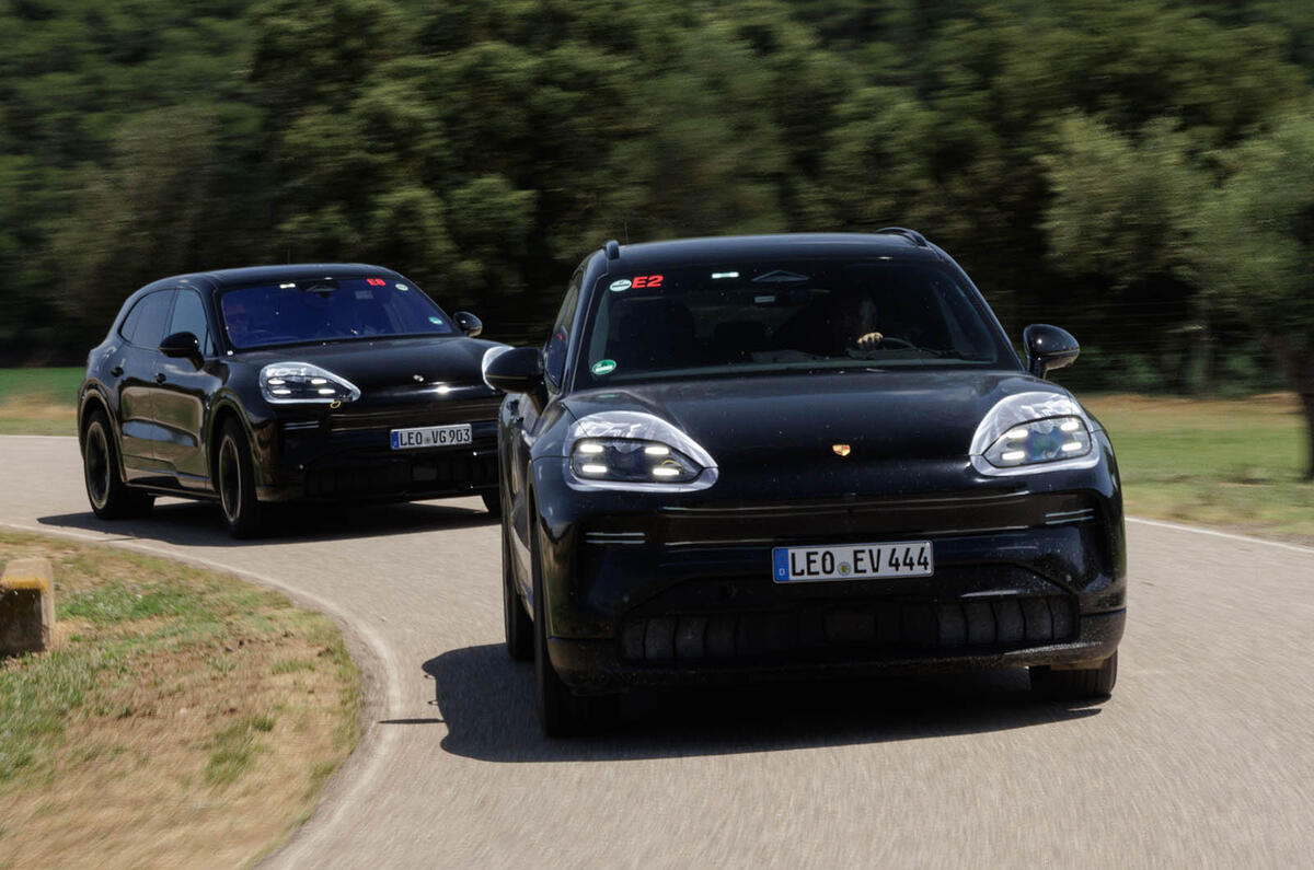 Porsche Cayenne EV : essai de prototype 2025 007