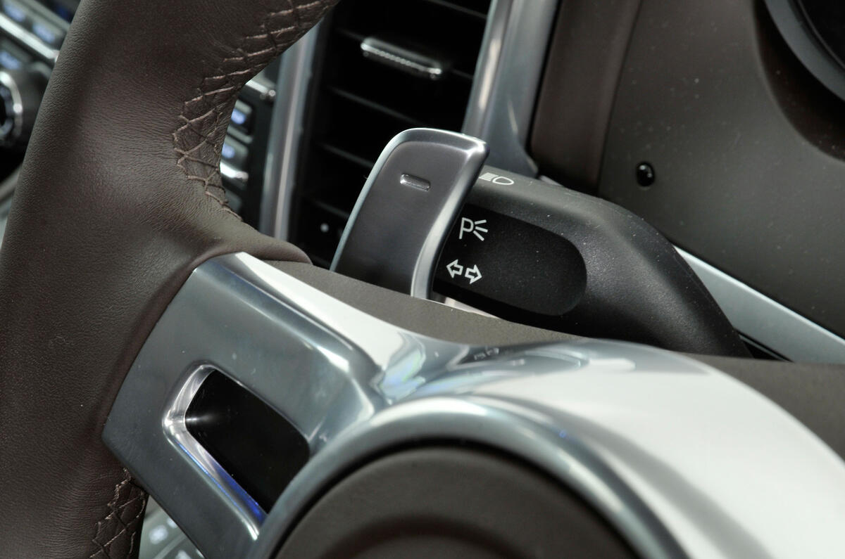 Porsche Cayenne paddle shifters