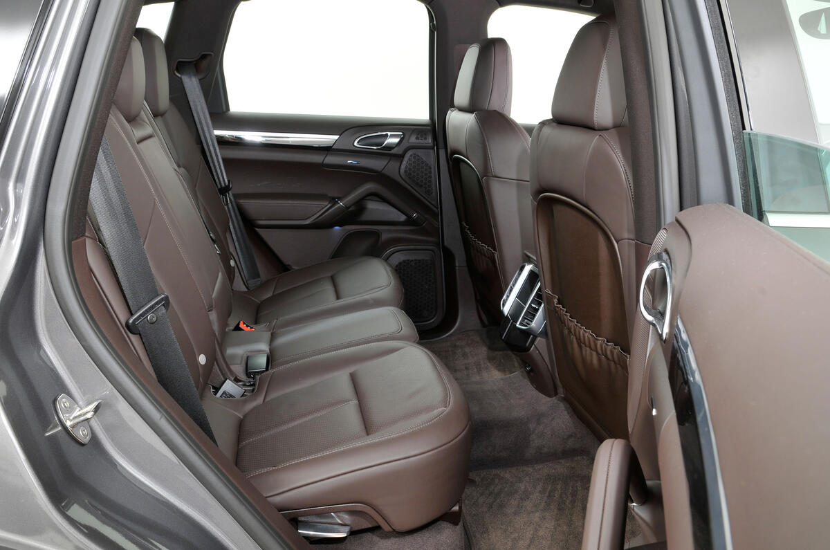 Porsche Cayenne rear seats
