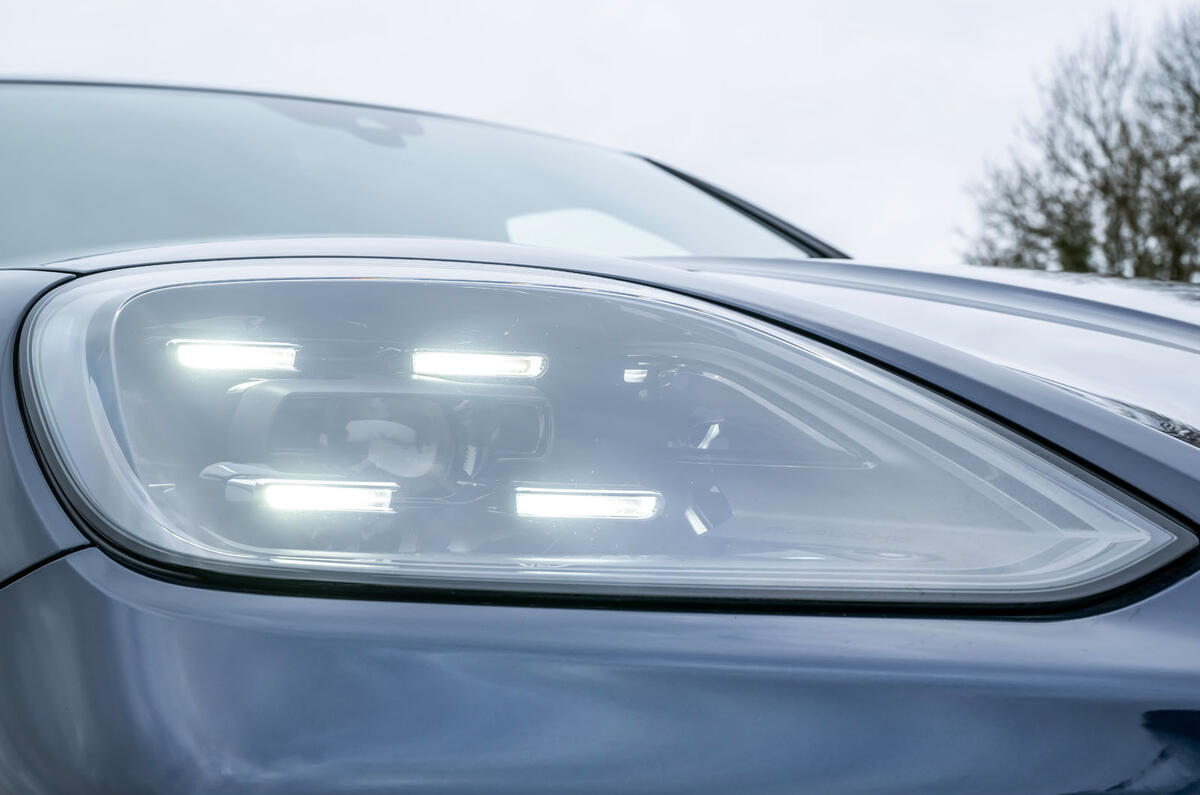 porsche cayenne s road test review 2024 37 headlight