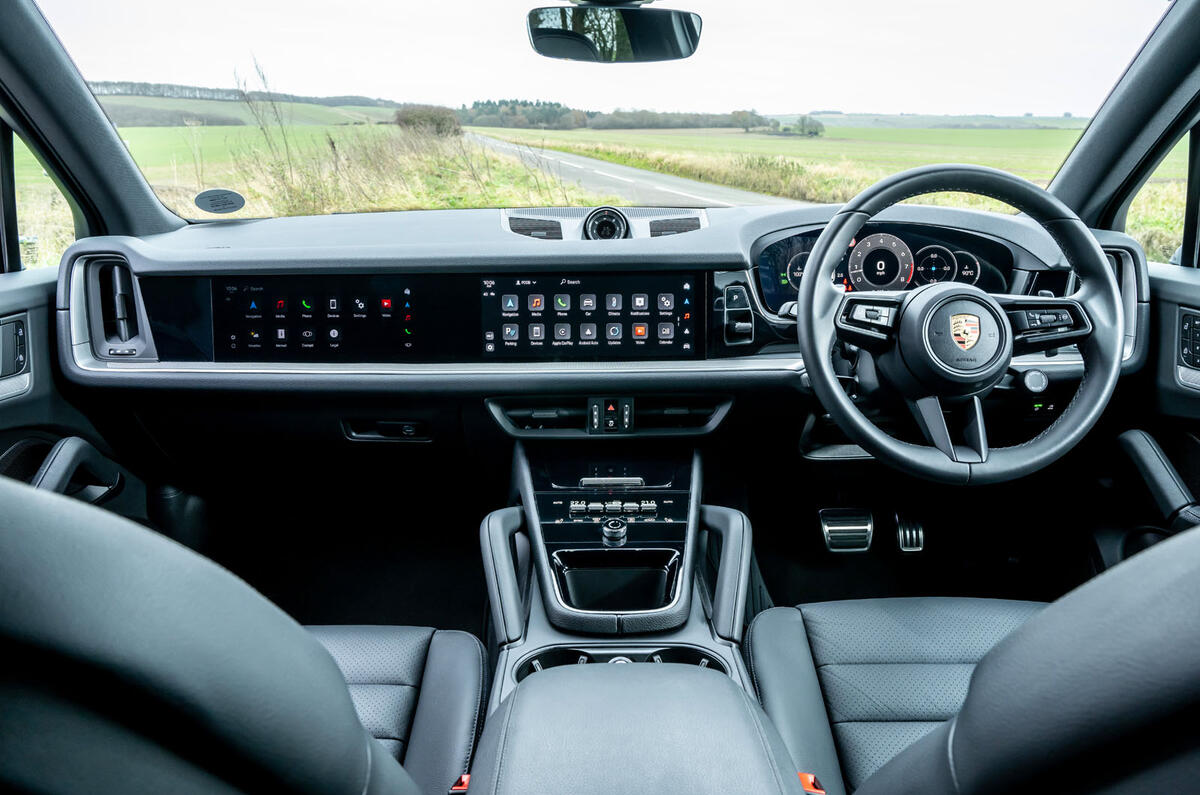 porsche cayenne s road test review 2024 42 dash