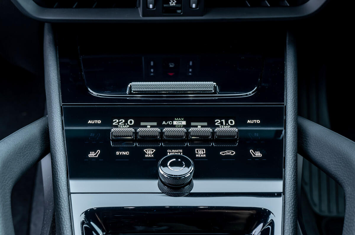 porsche cayenne s road test review 2024 44 hvac controls