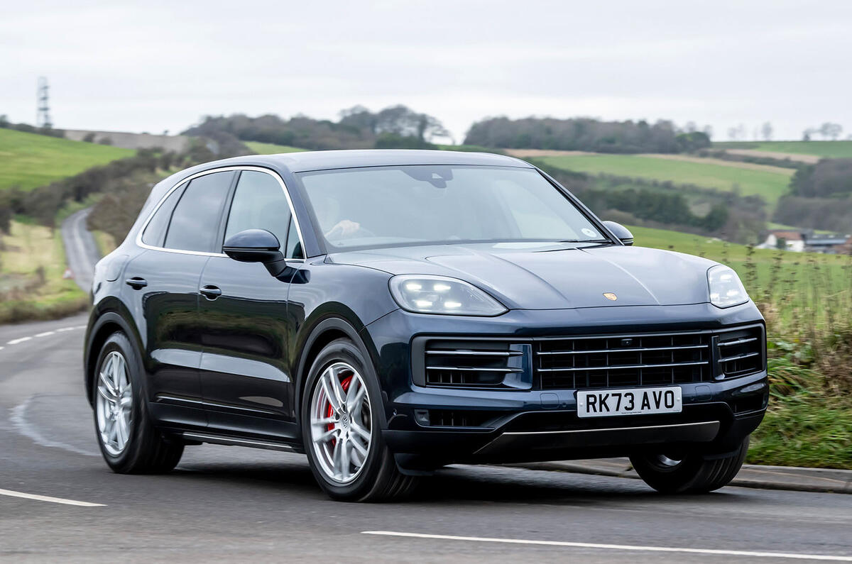 porsche cayenne s road test review 2024 54 cornering front
