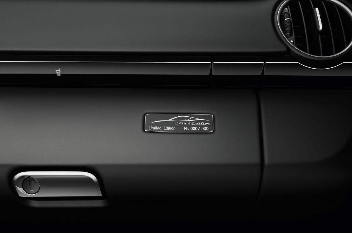 Porsche's Black Edition Cayman S