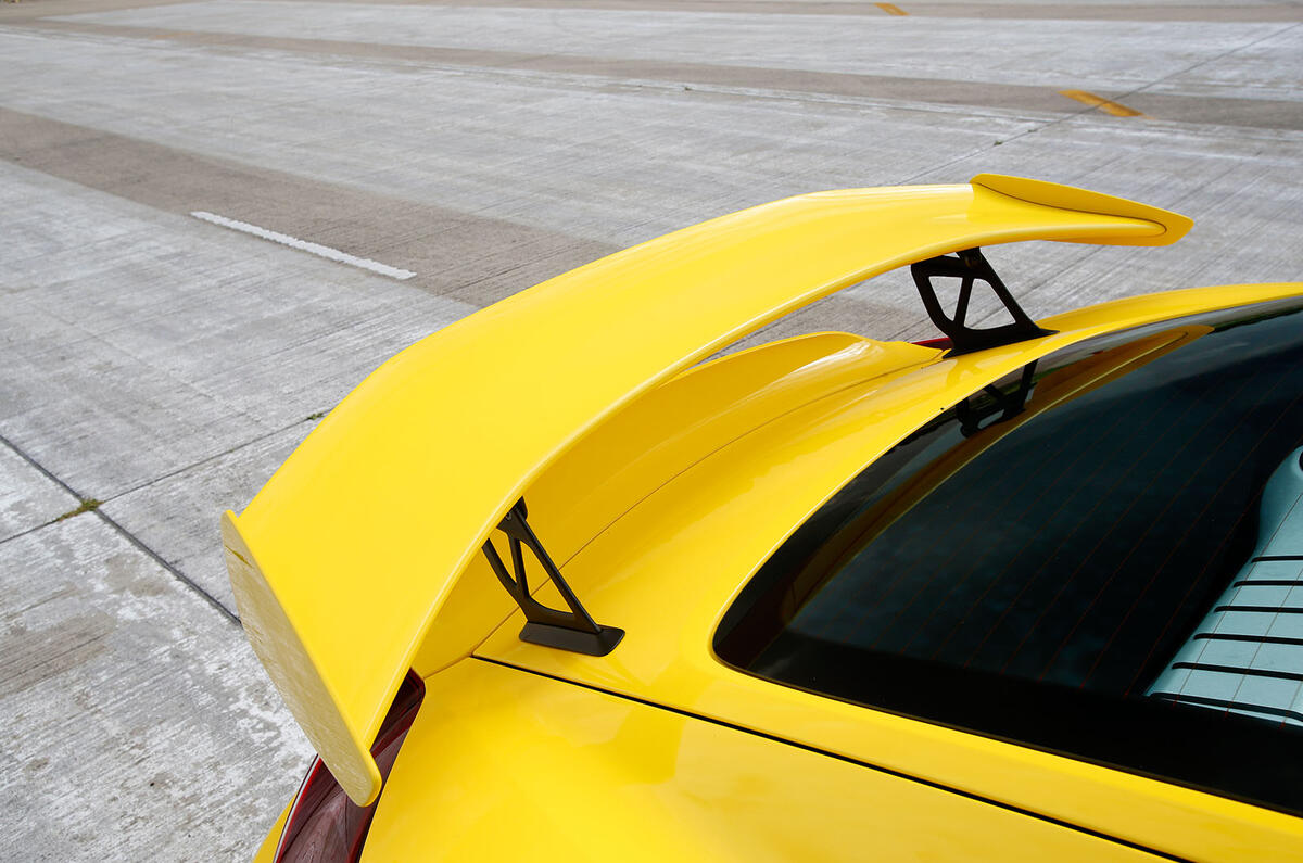 Porsche Cayman GT4 rear spoiler
