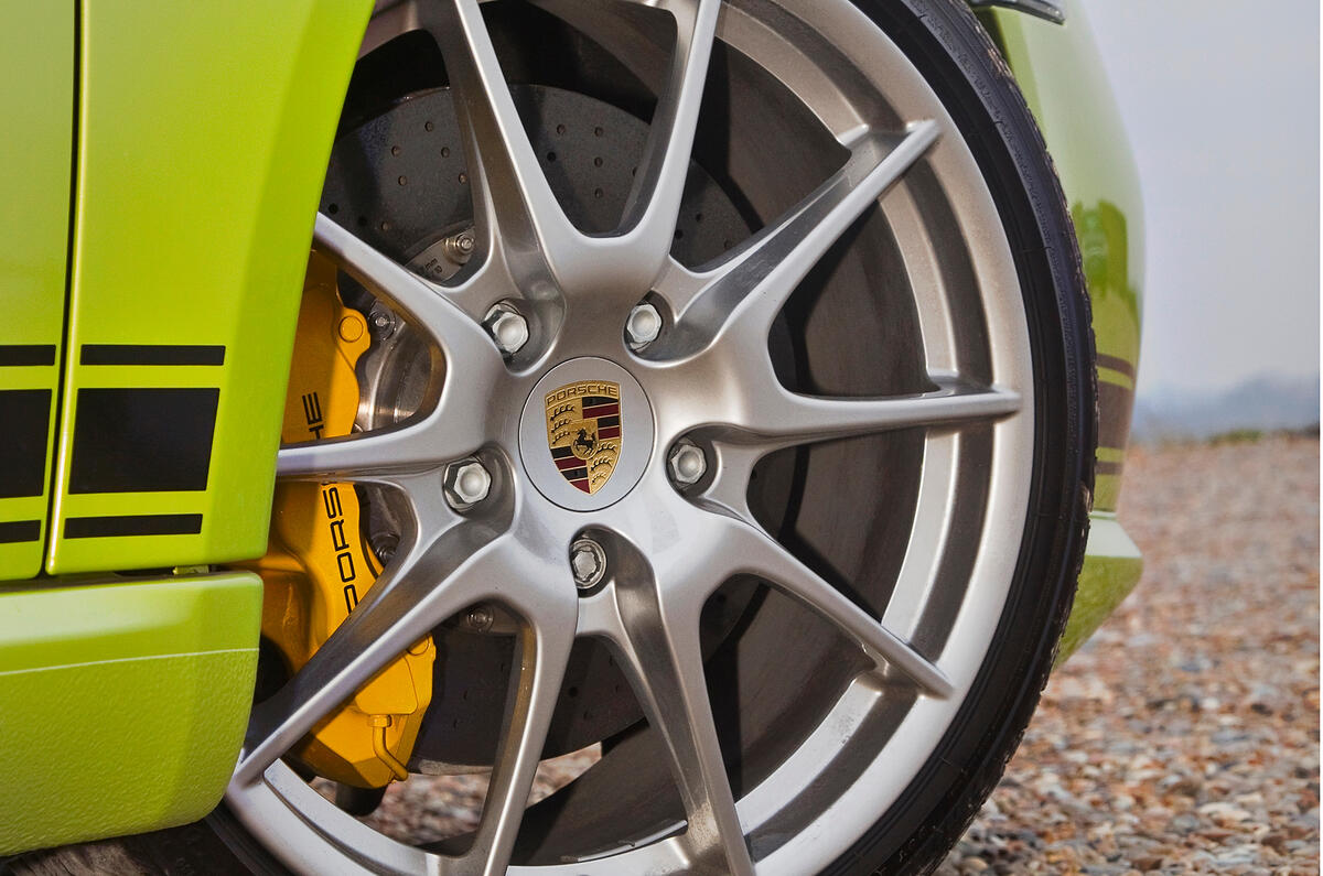 Porsche Cayman R alloy wheels