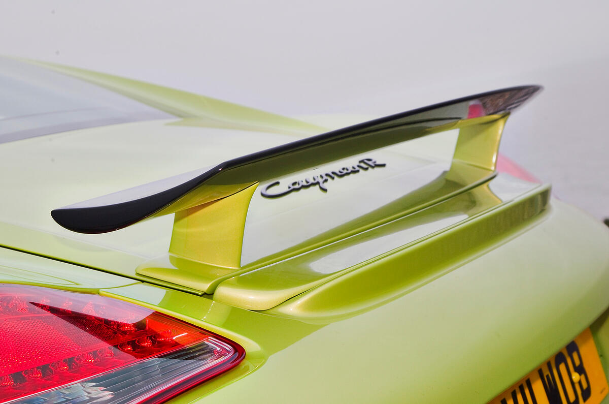 Porsche Cayman R rear wing