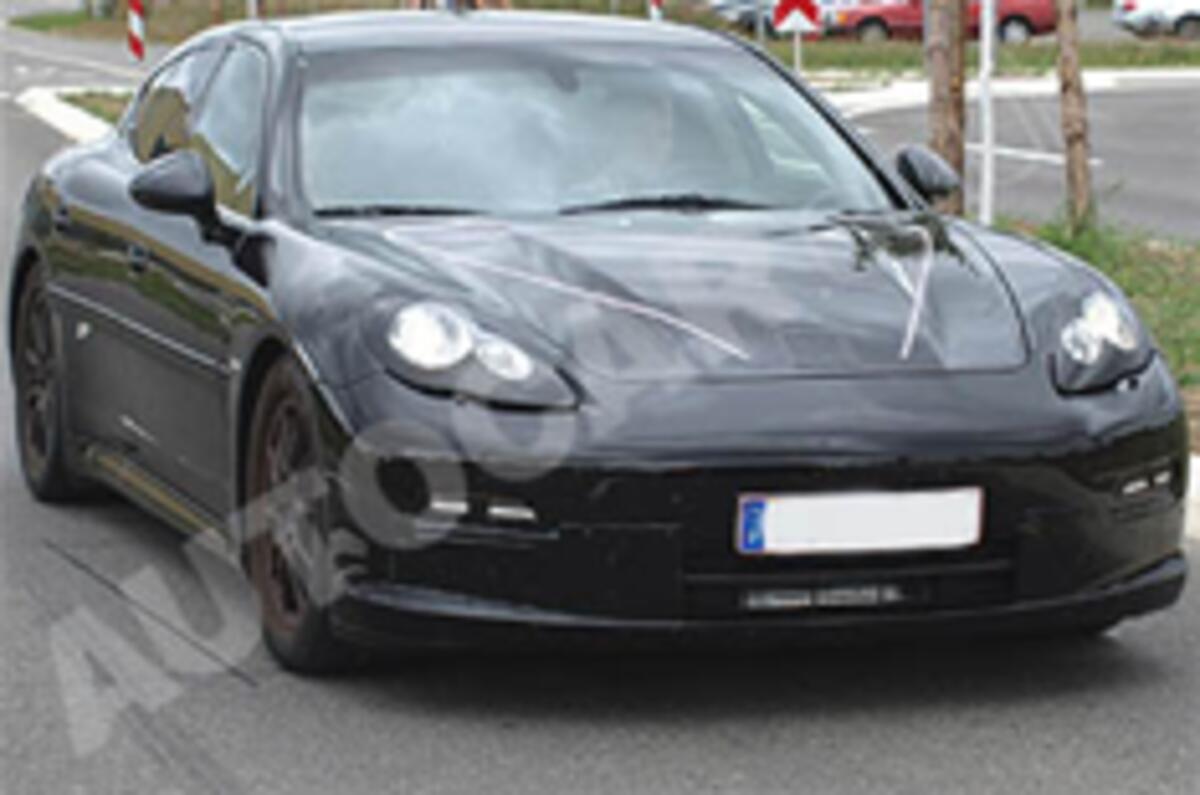 Porsche Panamera interior pics