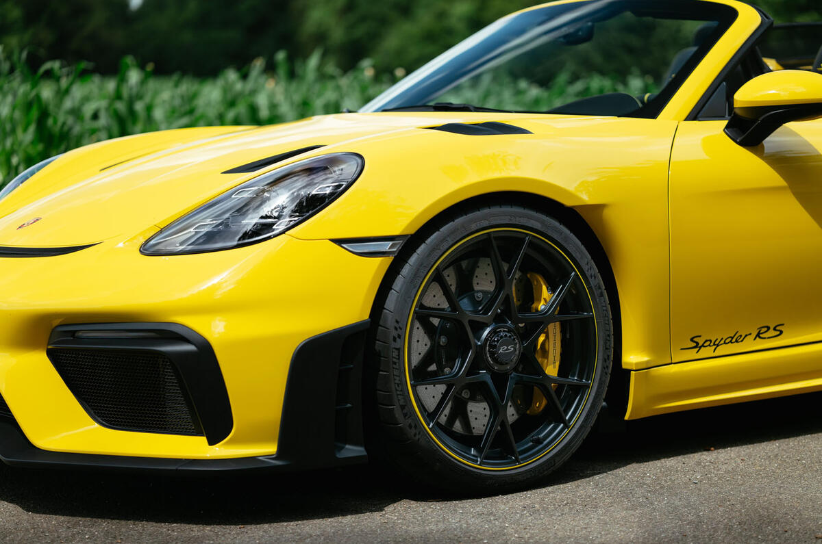 porsche gt4 rs sypder review 15 front detail porsche gt4 rs sypder review 15 front detail