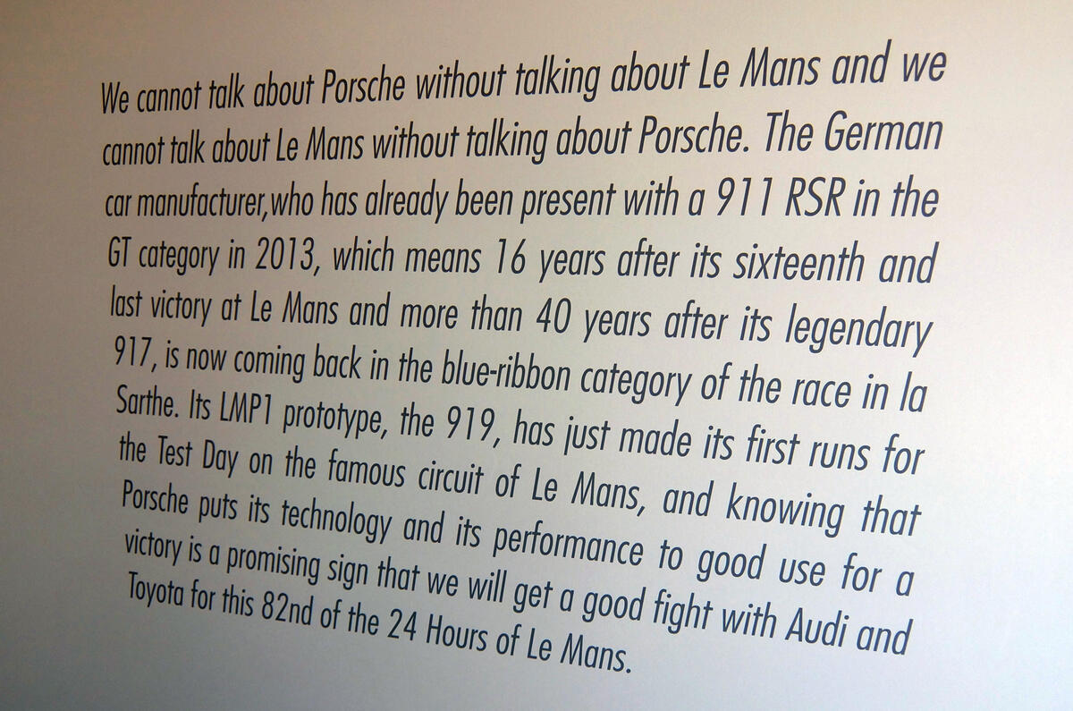 Porsche celebrates its Le Mans history - picture special