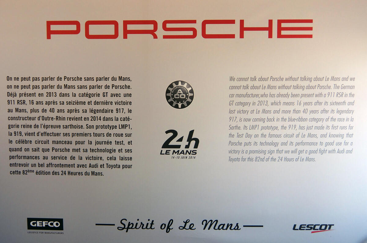Porsche celebrates its Le Mans history - picture special