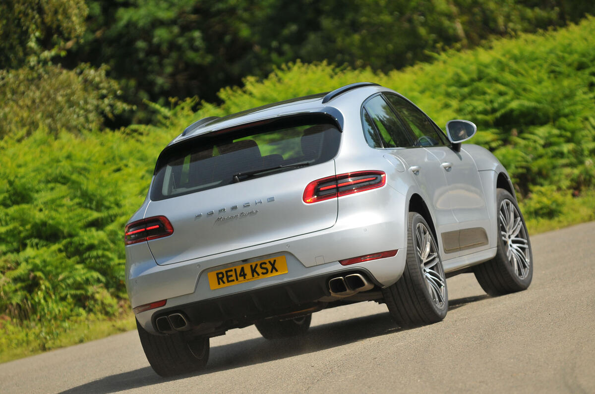 Porsche Macan rear cornering