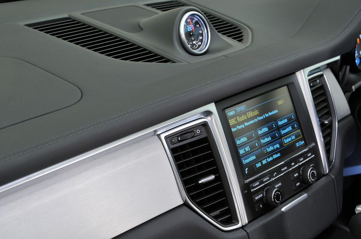 Porsche Macan sports chronography