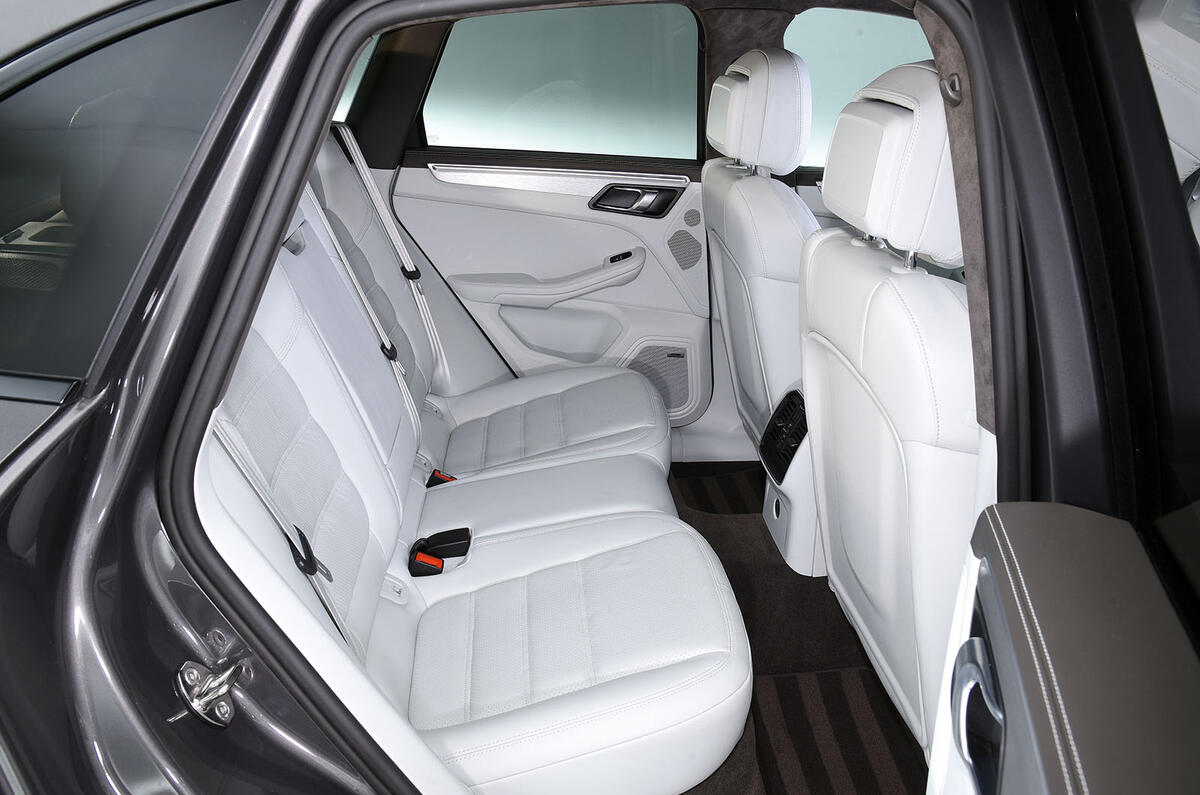 Porsche Macan Turbo rear seats