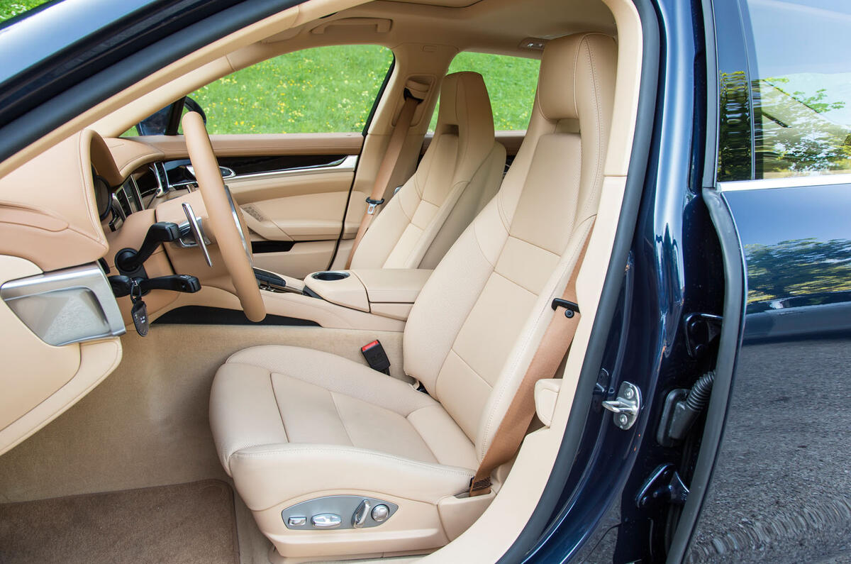 Porsche Panamera front seats