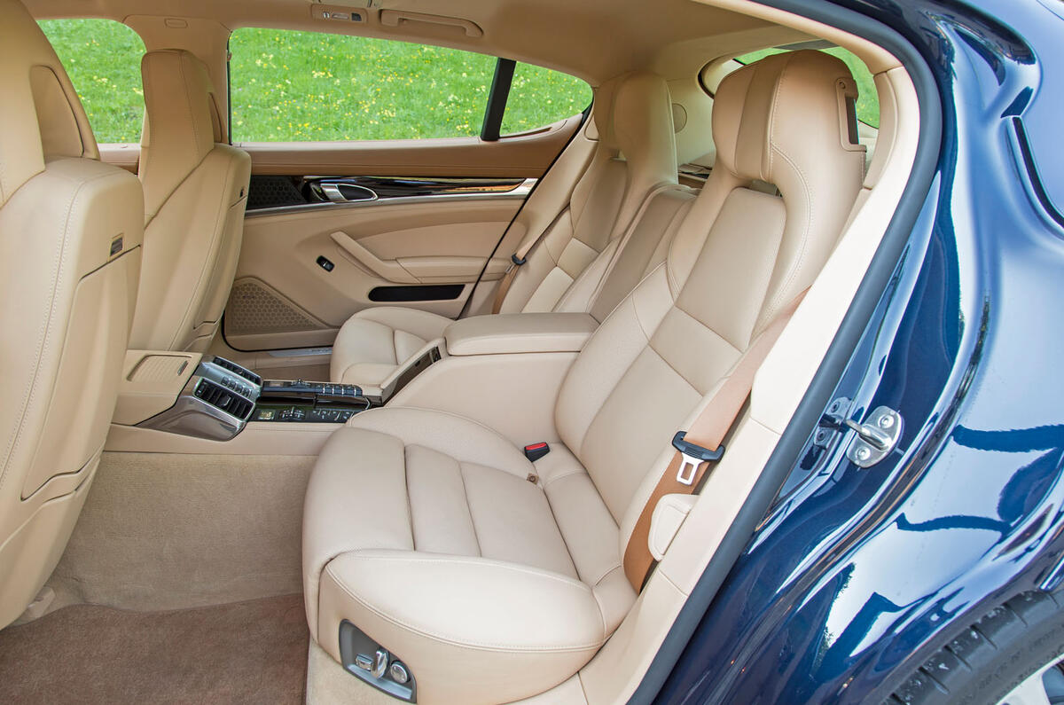 Porsche Panamera rear seats