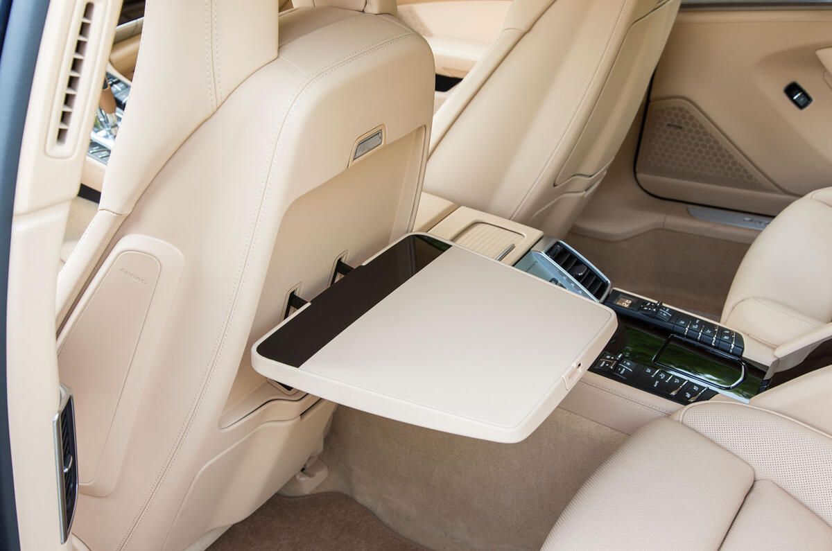 Porsche Panamera picnic tables