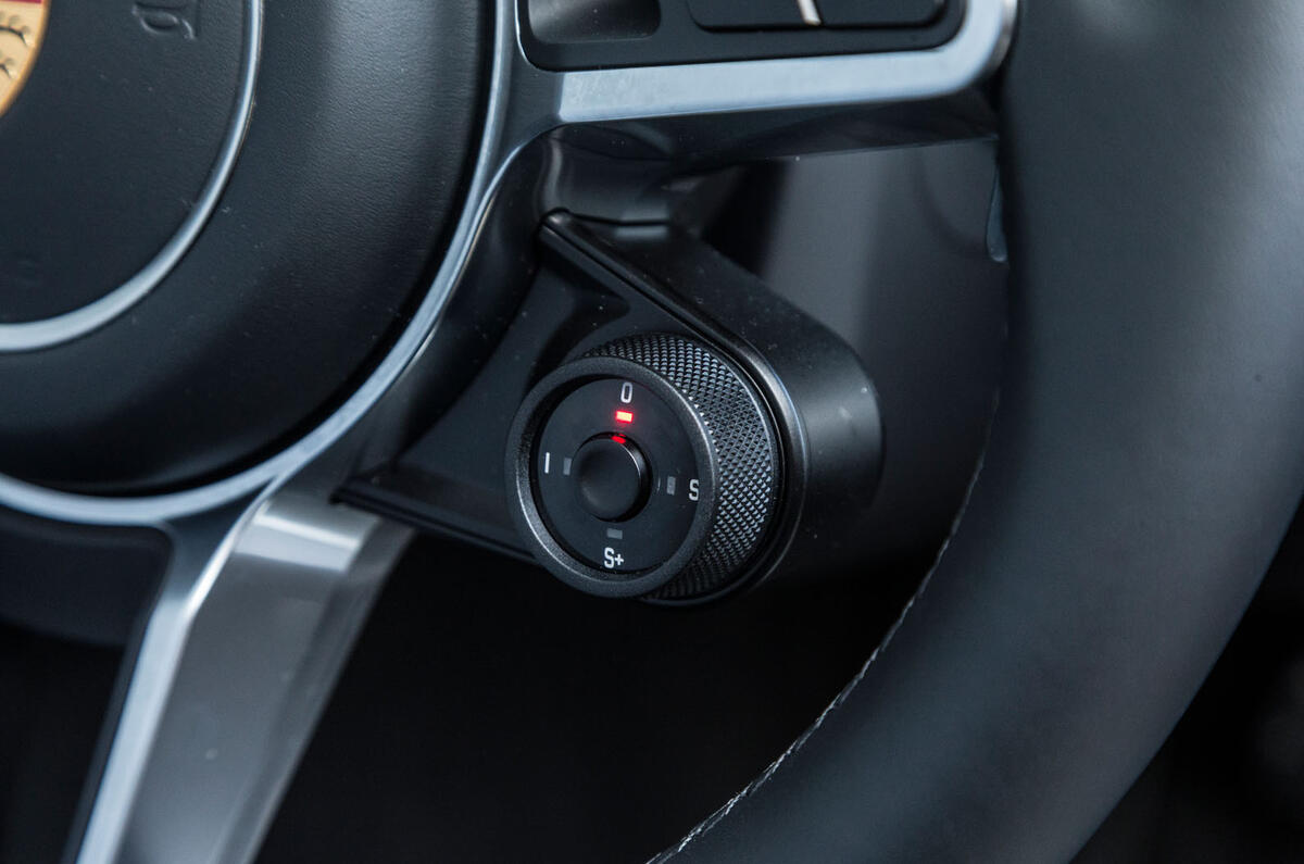 Porsche Panamera dynamic controls