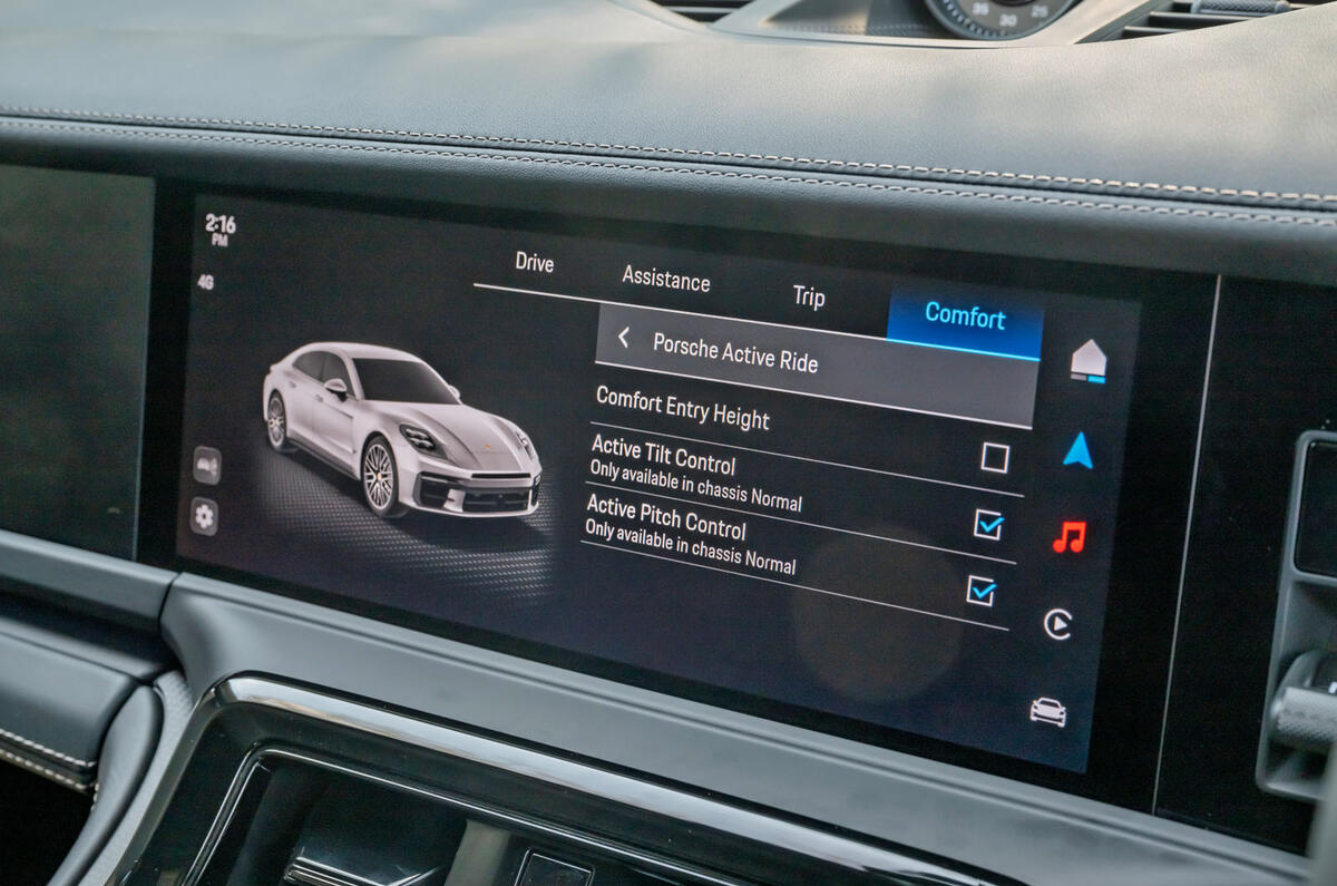 Modes de conduite de la Porsche Panamera Turbo S E Hybrid 0610