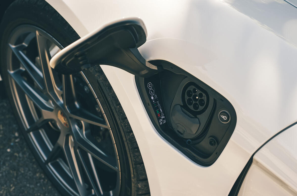 Porsche Taycan Turbo GT 2025 Review charging port 28 Porsche Taycan Turbo GT 2025 Review charging port 28