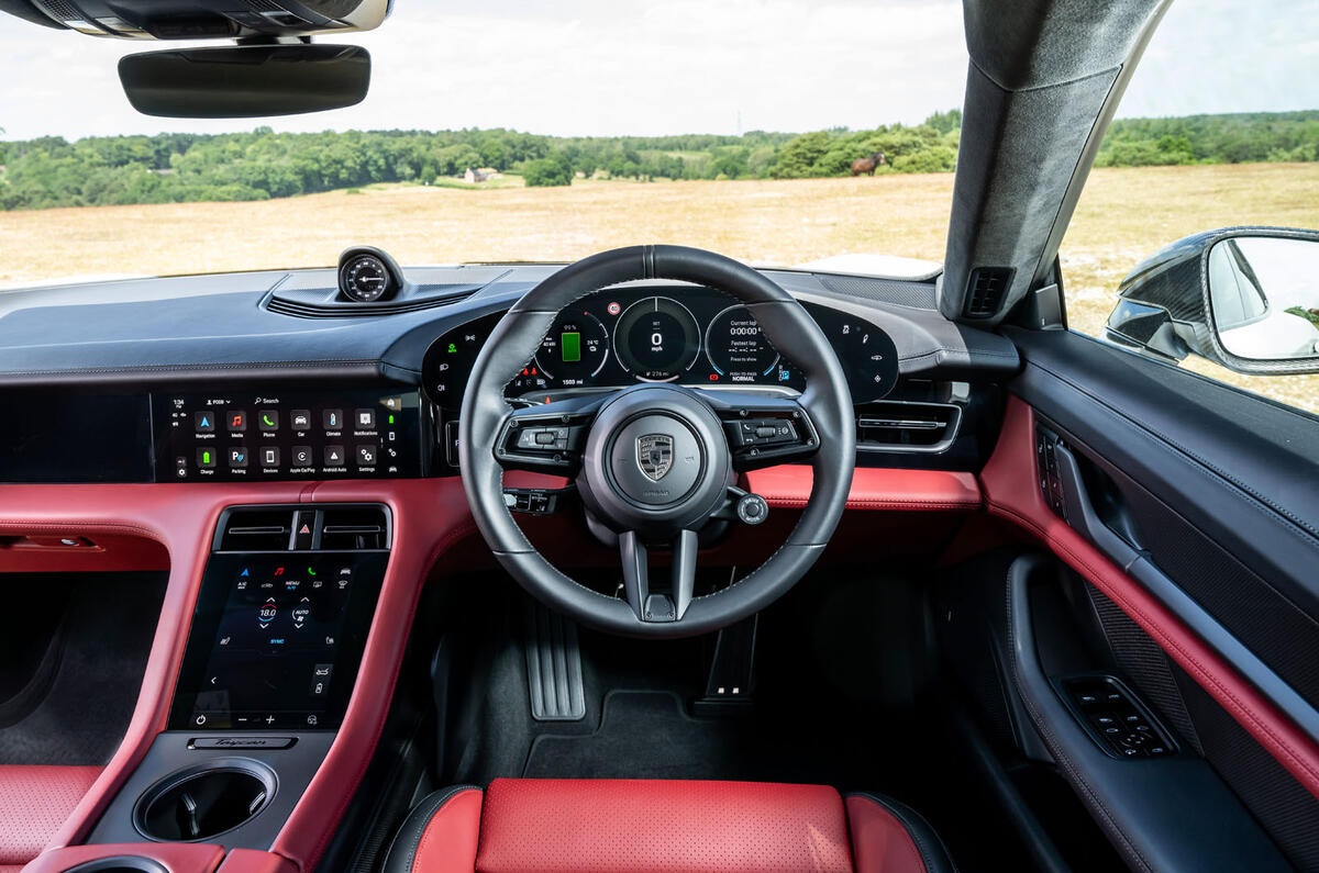 Porsche Taycan Turbo S review 2024 08 dash Porsche Taycan Turbo S review 2024 08 dash