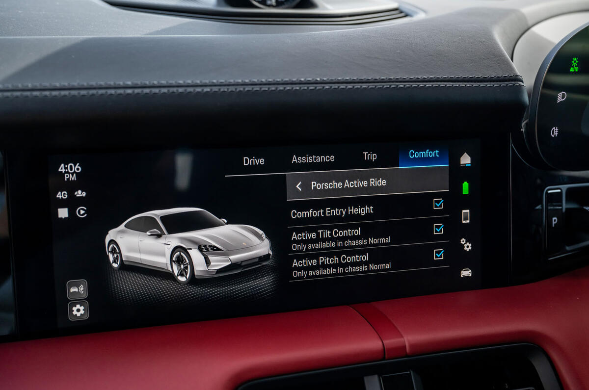 Porsche Taycan Turbo S review 2024 11 infotainment Porsche Taycan Turbo S review 2024 11 infotainment