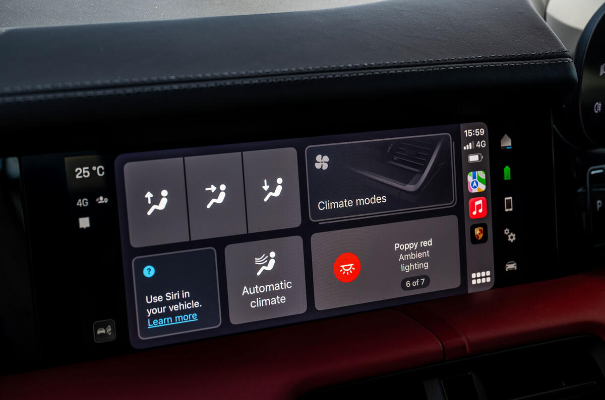 Porsche Taycan Turbo S review 2024 13 infotainment Porsche Taycan Turbo S review 2024 13 infotainment