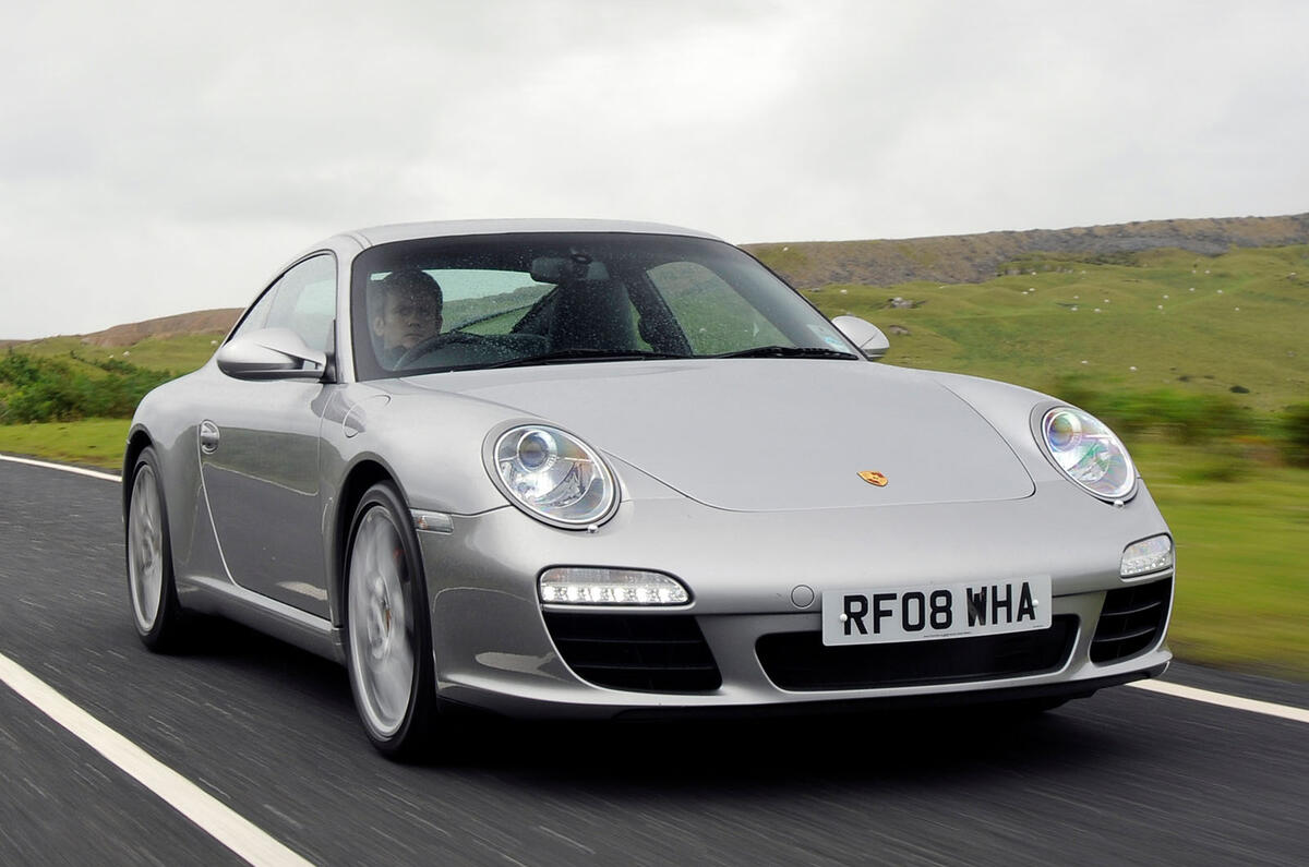 Porsche 911 997 front three quarter Porsche 911 997 front three quarter