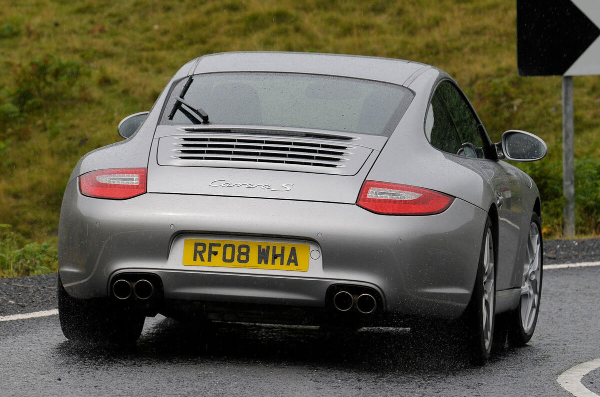 Porsche 911 Carrera rear Porsche 911 Carrera rear