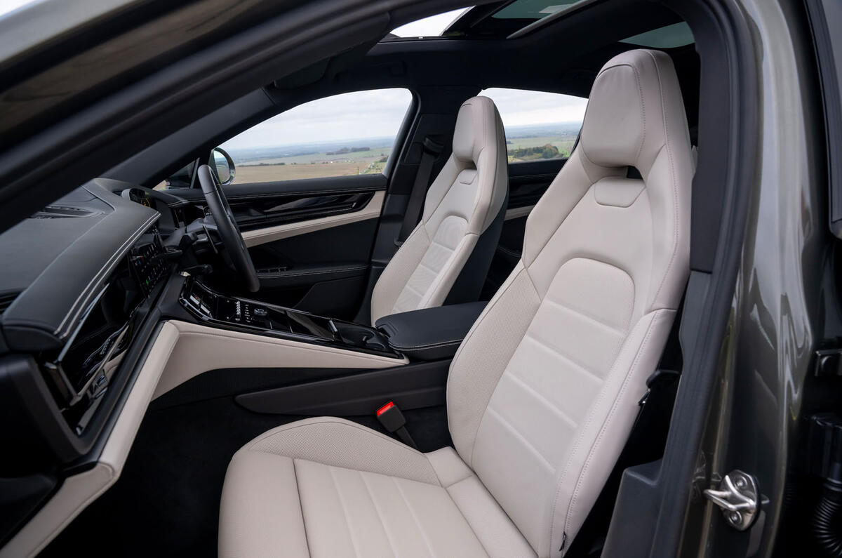 porsche Panamera 4 E Hybrid review 2025 013 front seats