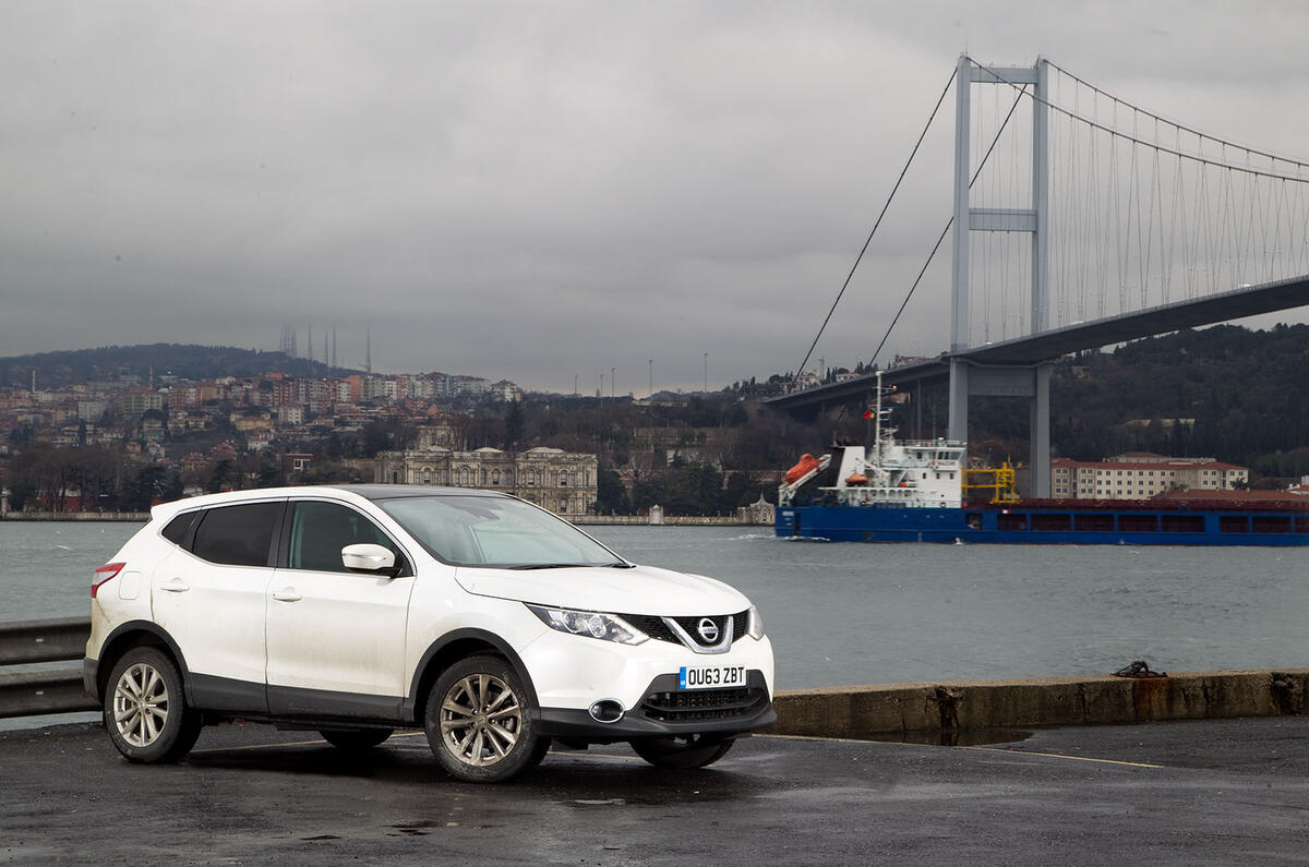 Nissan Qashqai to Istanbul: picture gallery