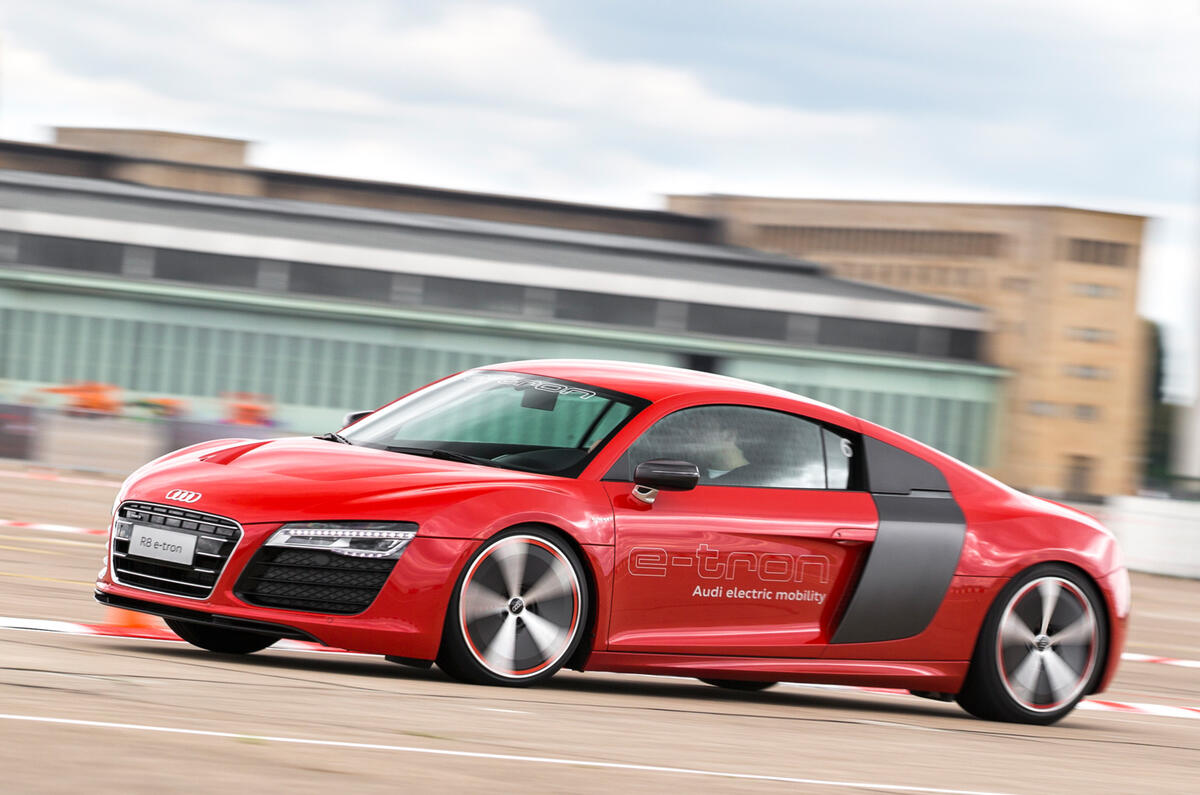 Audi R8 E Tron 2014 2015 Review Autocar