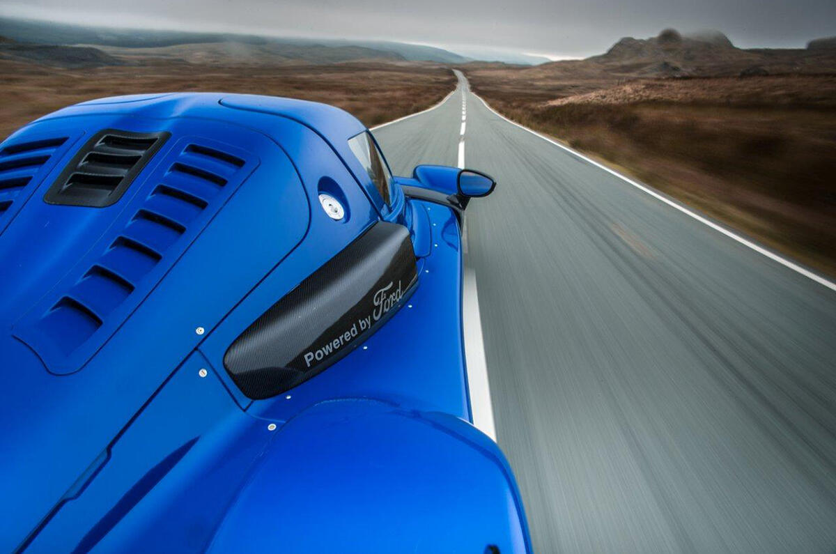 Rear view of the Radical RXC