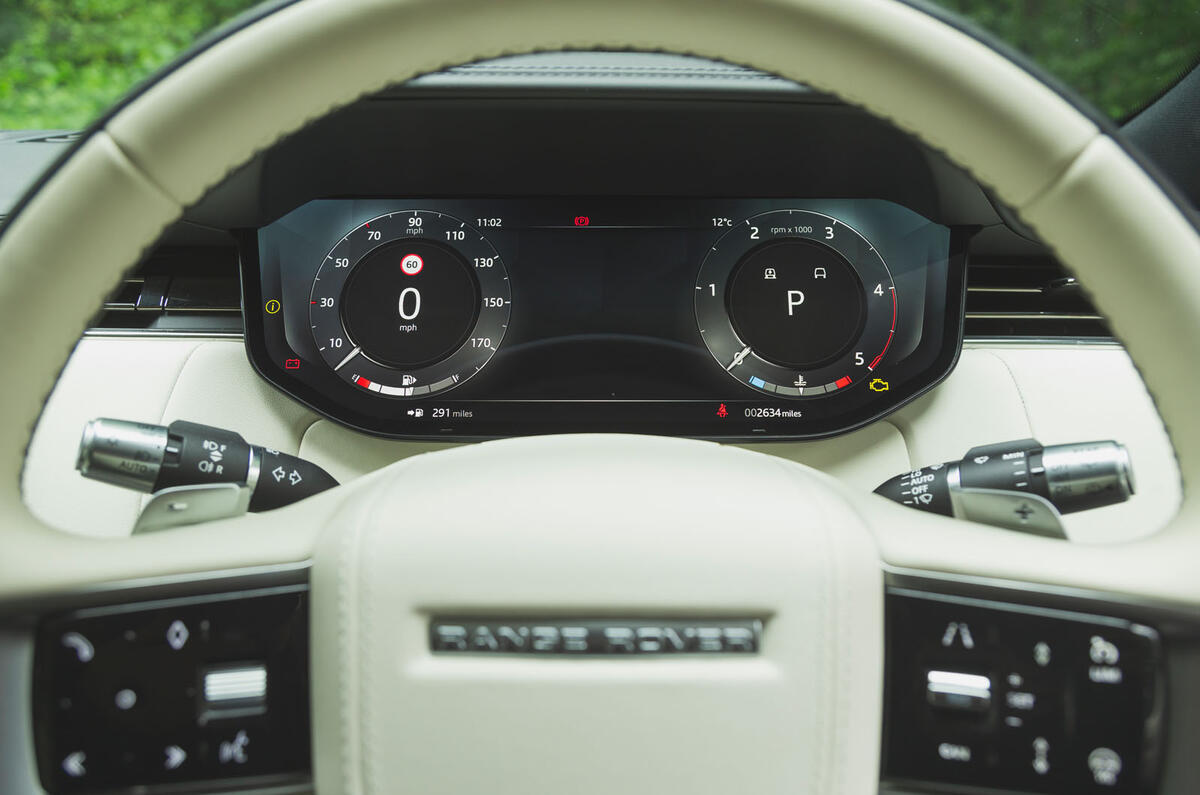range rover dials