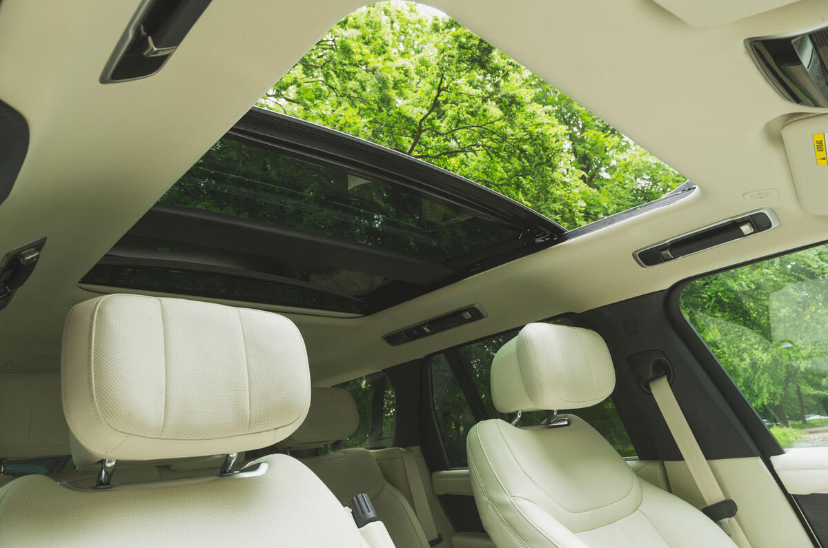 range rover sunroof