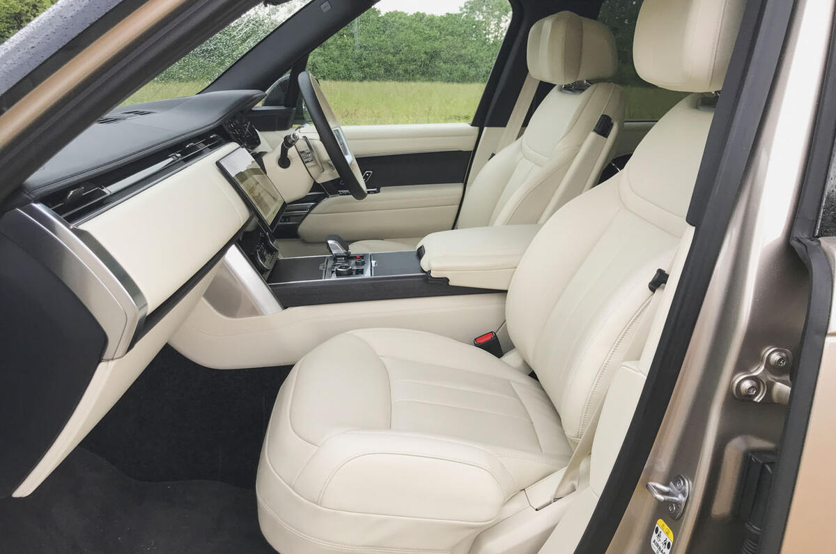 range rover front seats