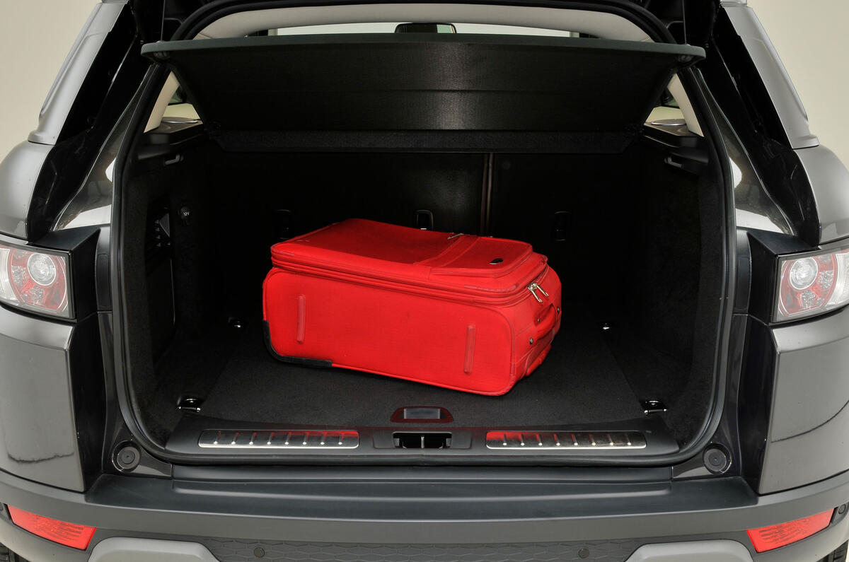 Range Rover Evoque boot space