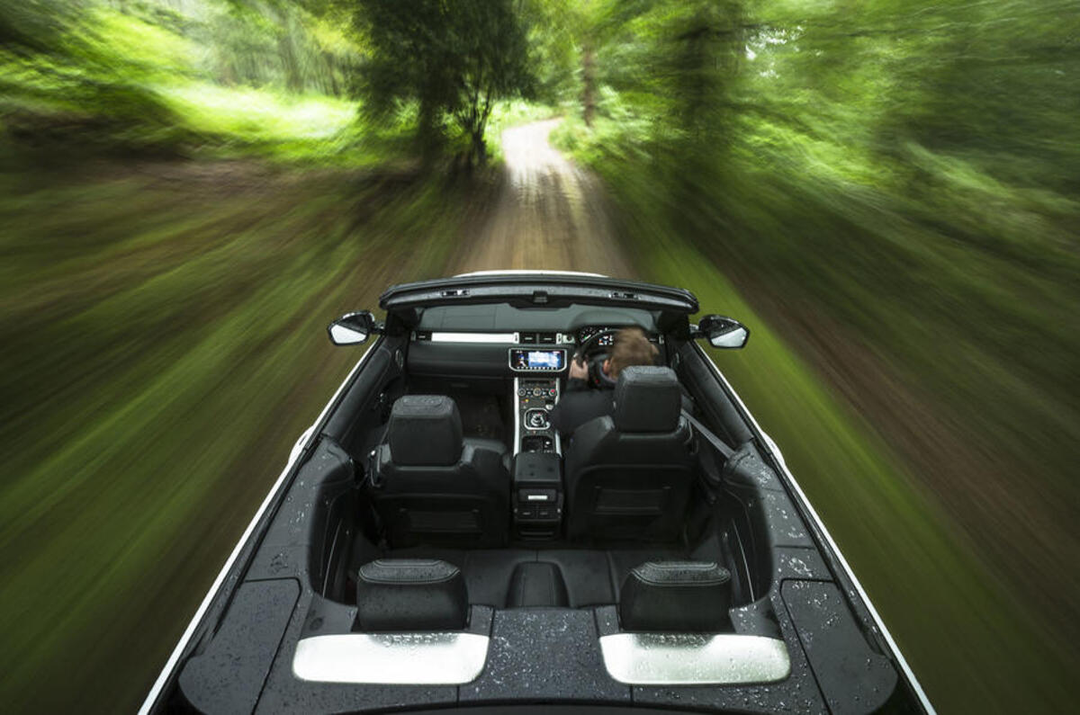 Driving the Range Rover Evoque Convertible