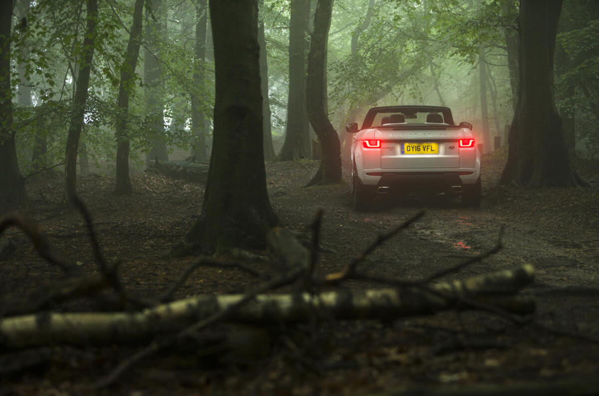 Range Rover Evoque Convertible rear end